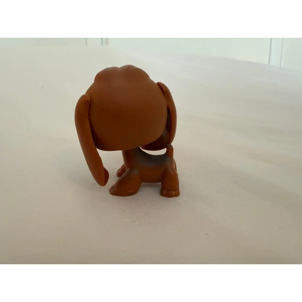 Littlest Pet Shop Brown Dachshund Dog Hasbro Collectible Figure